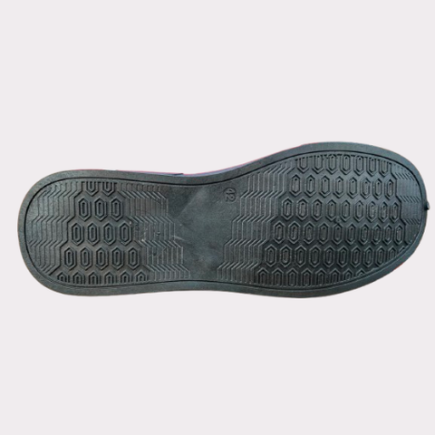 Men's White & Black Slip-On Casual Sneakers