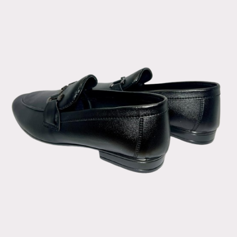 Men's Black Leather Loafers – Luma Sole Dress Shoes