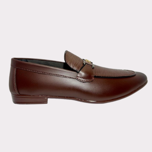Men's Brown Leather Slip-On Loafers – Luma Sole