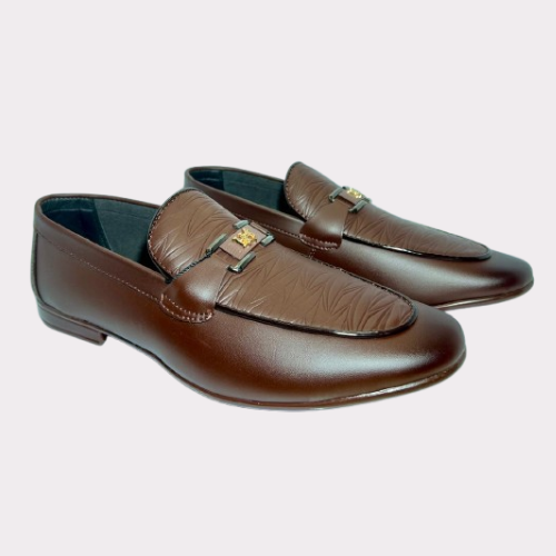 Men's Brown Leather Slip-On Loafers – Luma Sole