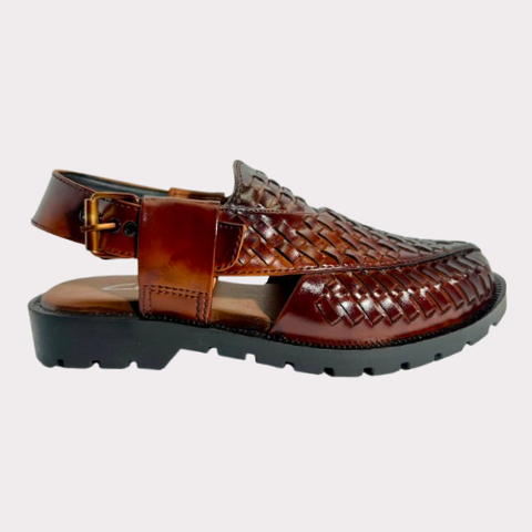 Men's Cutwork Leather Peshawari Chapal – Luma
