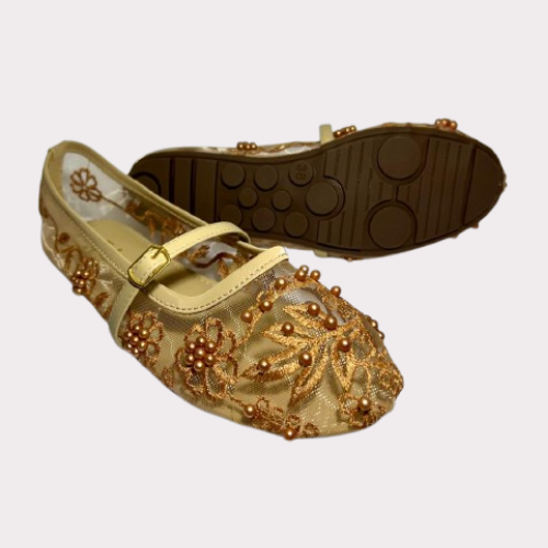 Women's Pearl Lace Mary Janes – Luma Sole