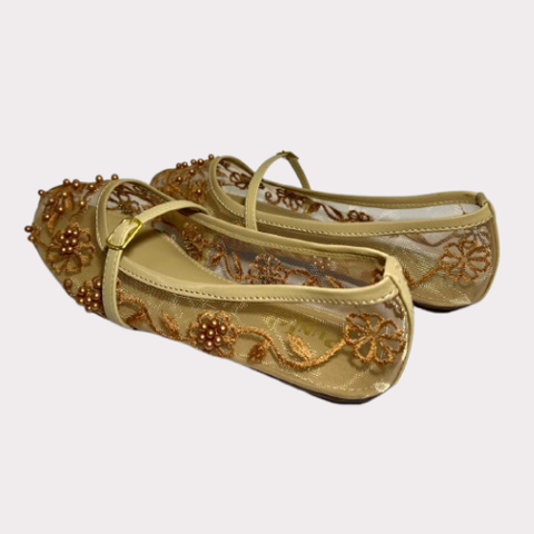 Women's Pearl Lace Mary Janes – Luma Sole