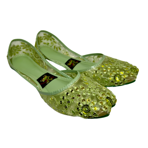 Ladies Khusa Green Net