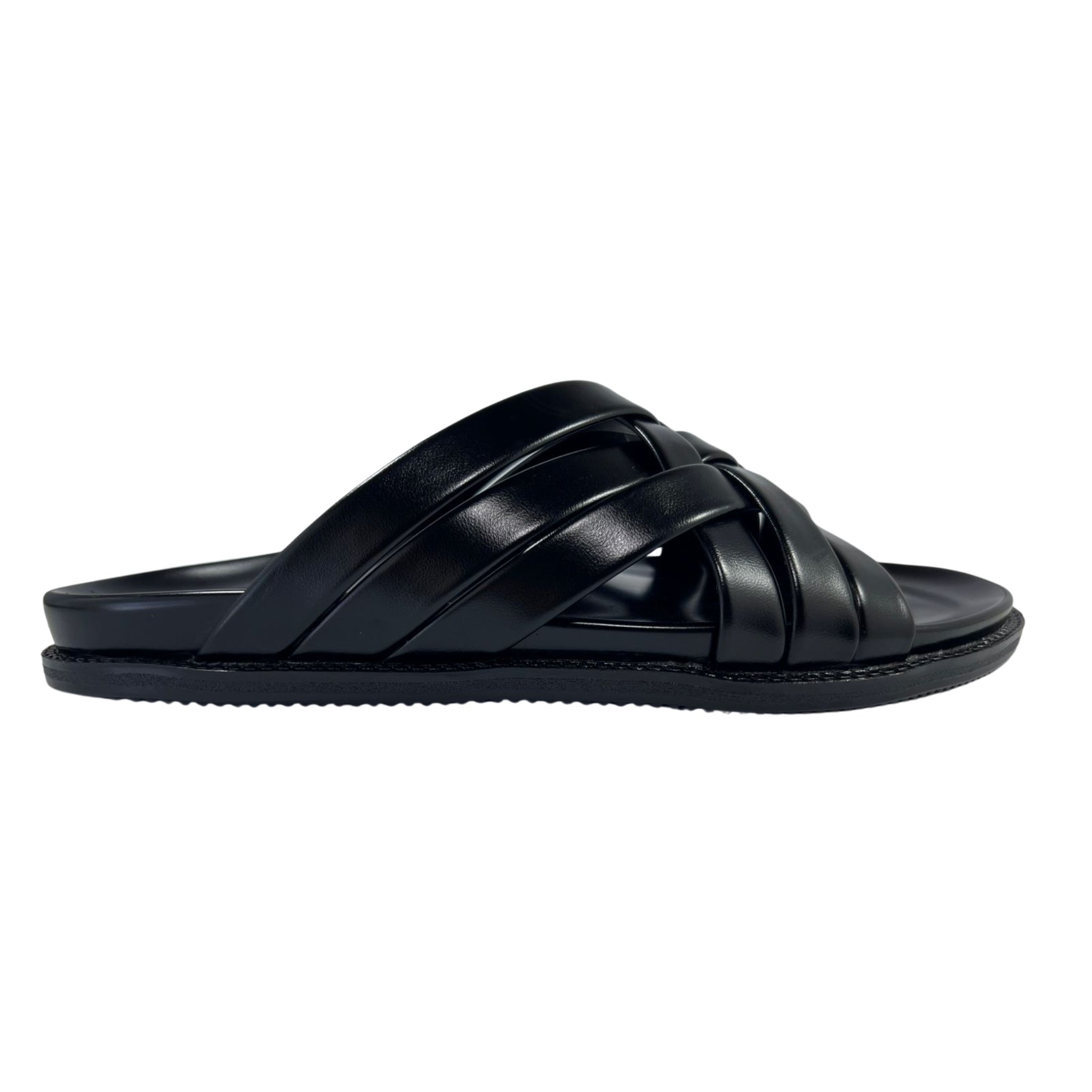 Men,s Cross Strep Madecated Slip on Slipper